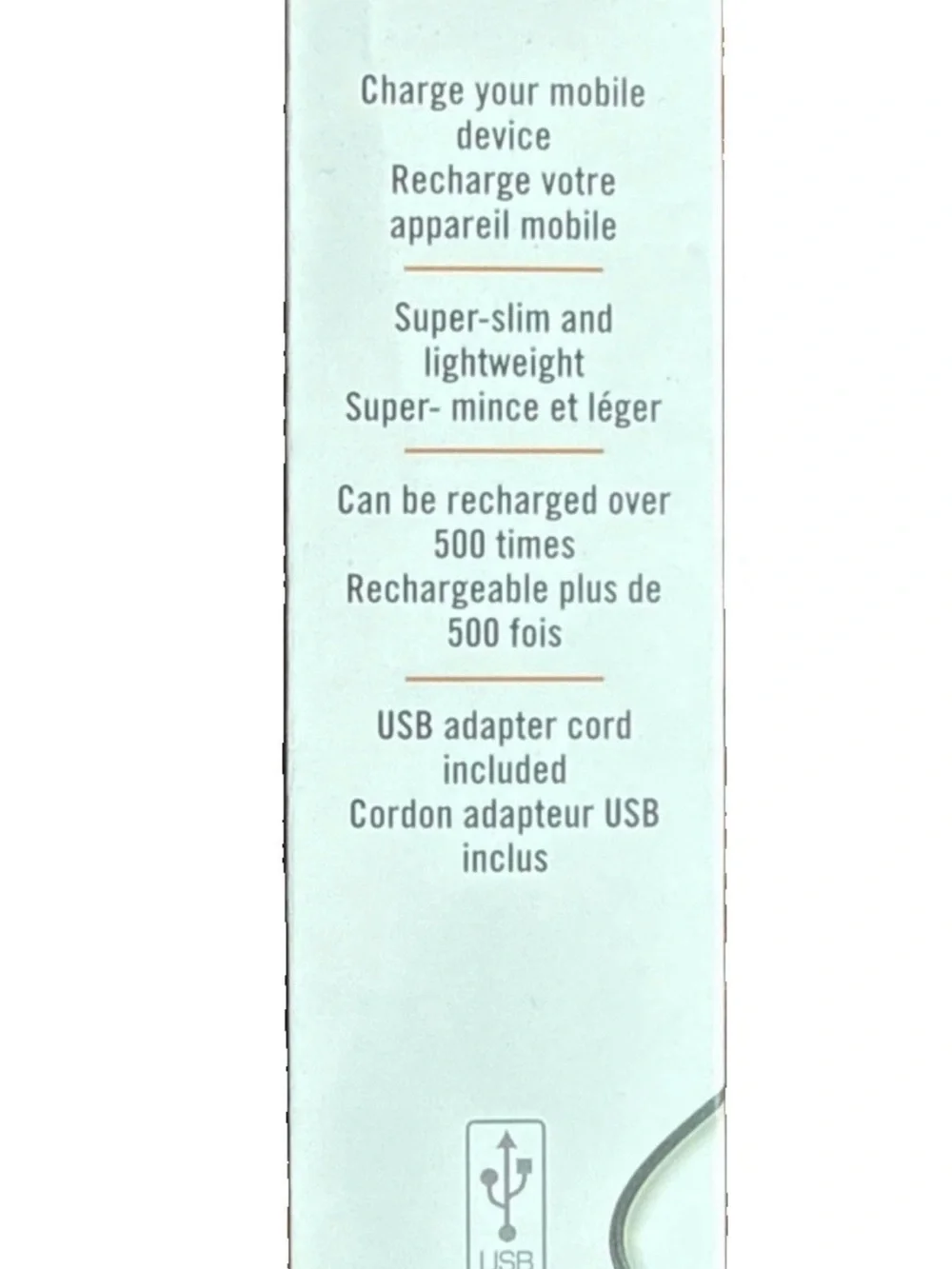 Rechargeable Pocket Warmer & Power Bank - Metallic